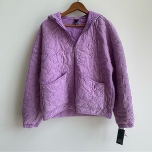 wild fable | NWT Unisex Lavender Quilted Cloud Puffy Jacket with Hood